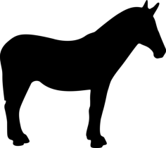 Brand Sticker Mule Outline Icon Svg Set, Free Vectors File